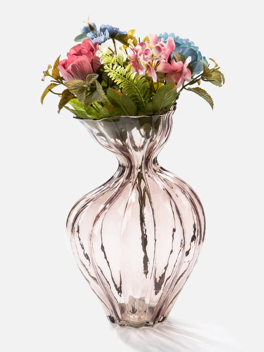 Glitter Glass Vase
