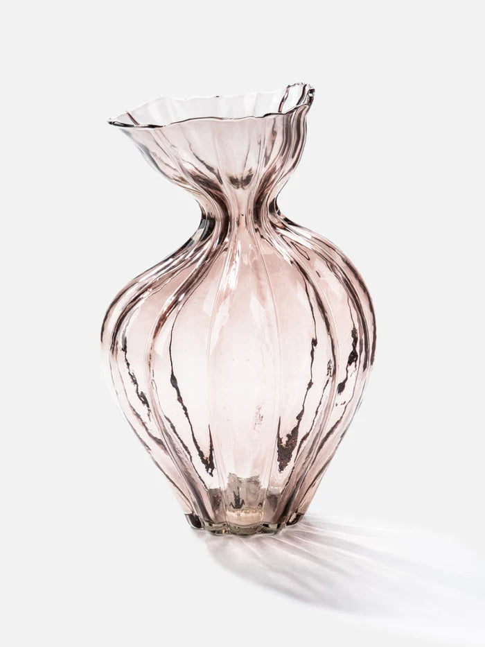 Glitter Glass Vase