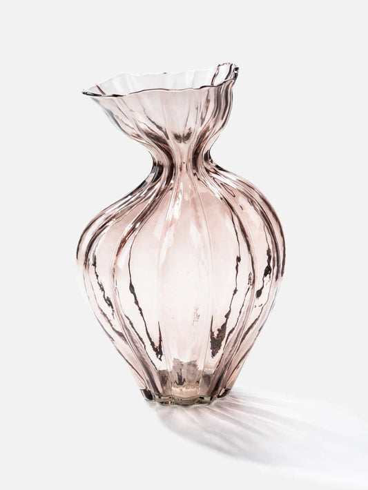 Glitter Glass Vase